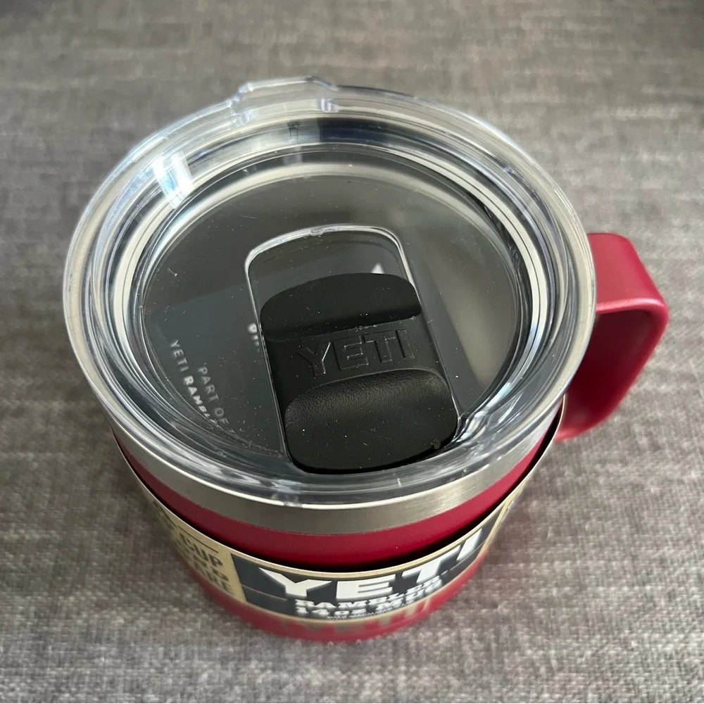 NWT YETI Rambler 14oz Mug in Harvest Red - Picture 5 of 5